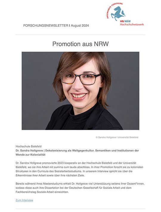 Forschungsnewsletter HN NRW 2024|08